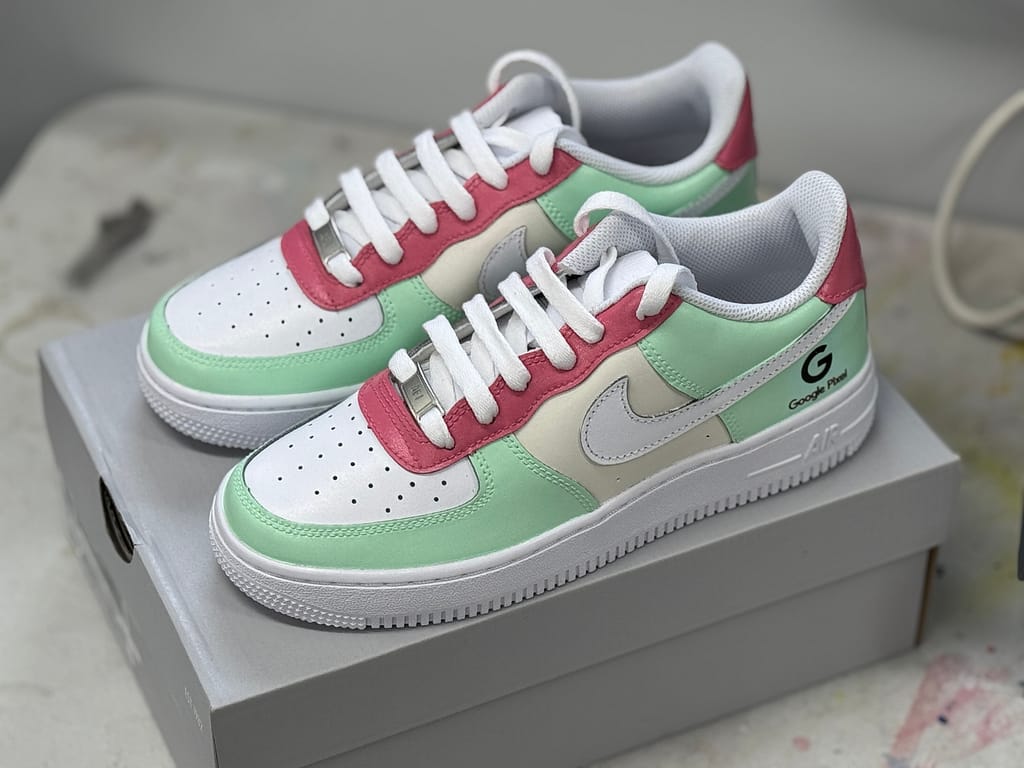 pixel 9 google custom Nike air force 1 sneakers