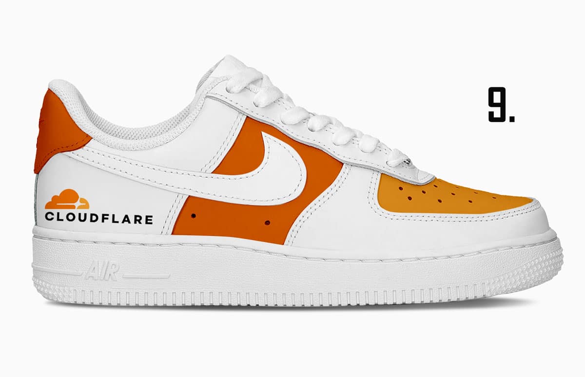 branded sneakers for company shoes