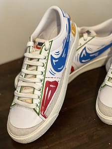 custom nike blazer corporate kicks