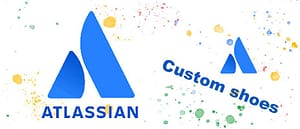 custom sneakers for businesses. Atlassian custom shoes