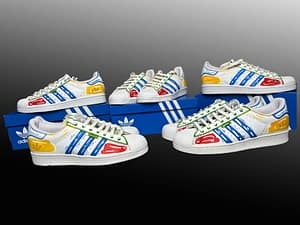 Custom Adidas business sneakers