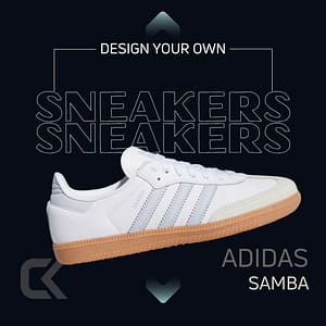 design your own branded custom adidas Samba sneakers
