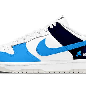 stealth cyber custom nike dunk branded shoes