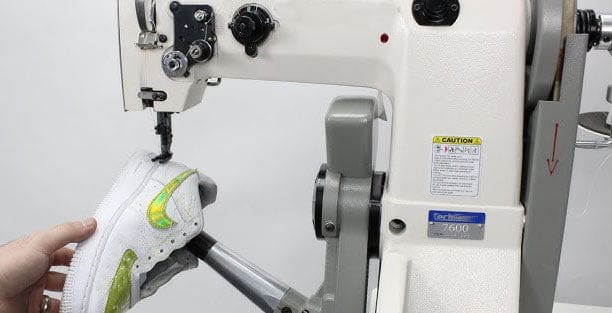 custom sewing on sneakers
