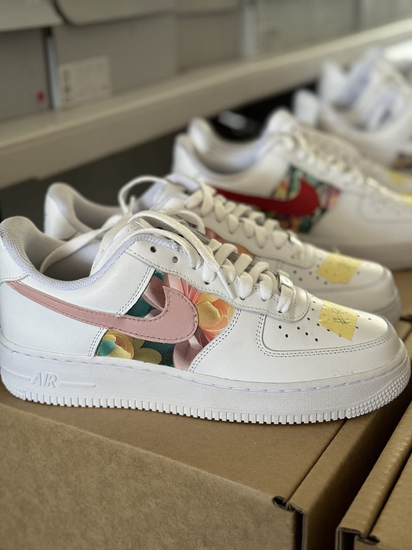 business on sneakers