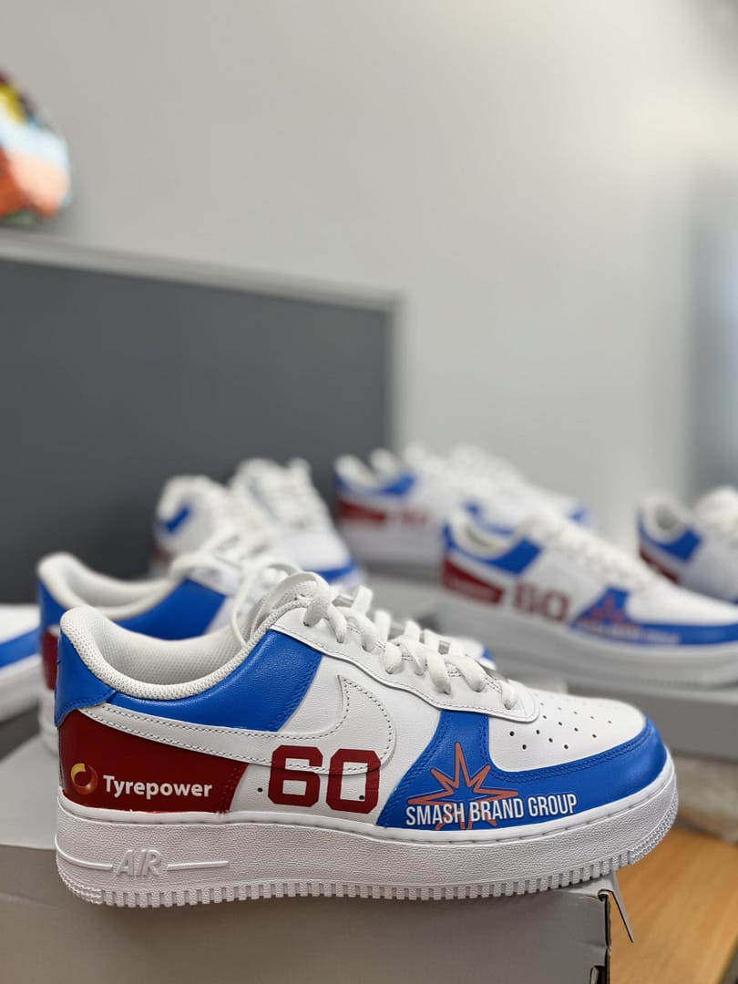 australian superbike motorcycle customised nike sneakers